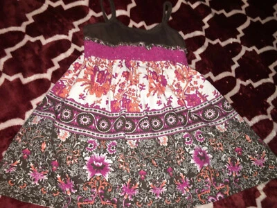 2 CANTIDADES VESTIDOS DE SOL DE ALGODÓN PARA NIÑOS PEQUEÑOS, AUTÉNTICOS NIÑOS, ¿AZÚCAR? MARCA USADA Foto 1 de 4