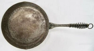 Grand Union Tea Co Antique Advertising Frying Pan Skillet Cast Iron Steel NY (O) - Picture 1 of 12