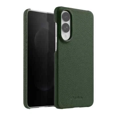 Funda rígida Melkco de cuero genuino para Samsung Galaxy S25 Edge Business Foto 1 de 4