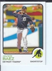 Javier Baez 2022 Topps Heritage High Numbers Image Variation - Picture 1 of 1