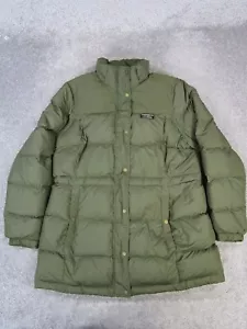 L.L.Bean Jacket Womens Large Green Insulated Downtek Puffer - Picture 1 of 10