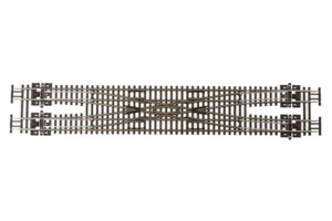 Peco SL-E383F N Code 55 #6 Scissor Crossing turnout Electrofrog - Picture 1 of 1