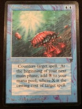 MTG Magic 1x x1 - Mana Drain Legends Ed LP (Avl 2)