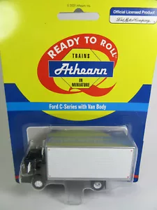 Athearn 1:87 Ford C Series 26 Pies Kofferaufbau Cabina Negra USA - Imagen 1 de 5