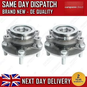 RENAULT KOLEOS 2008-ONWARDS FRONT WHEEL HUB & BEARING KIT PAIR X2 - Picture 1 of 3