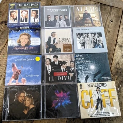 Classic Easy Listening Bundle x12: Andrea Bocelli, Cliff Richard, Il Divo ~ NEW - Image 1 of 4