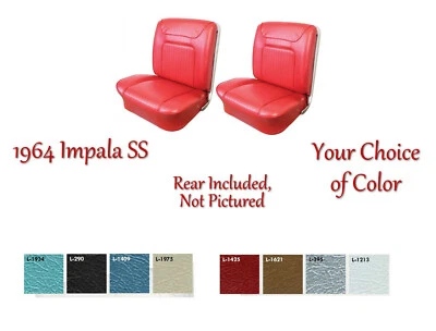 1964 Impala SS Front & Rear Seat Upholstery in Your Choice of OEM Color  - Image 1 of 4