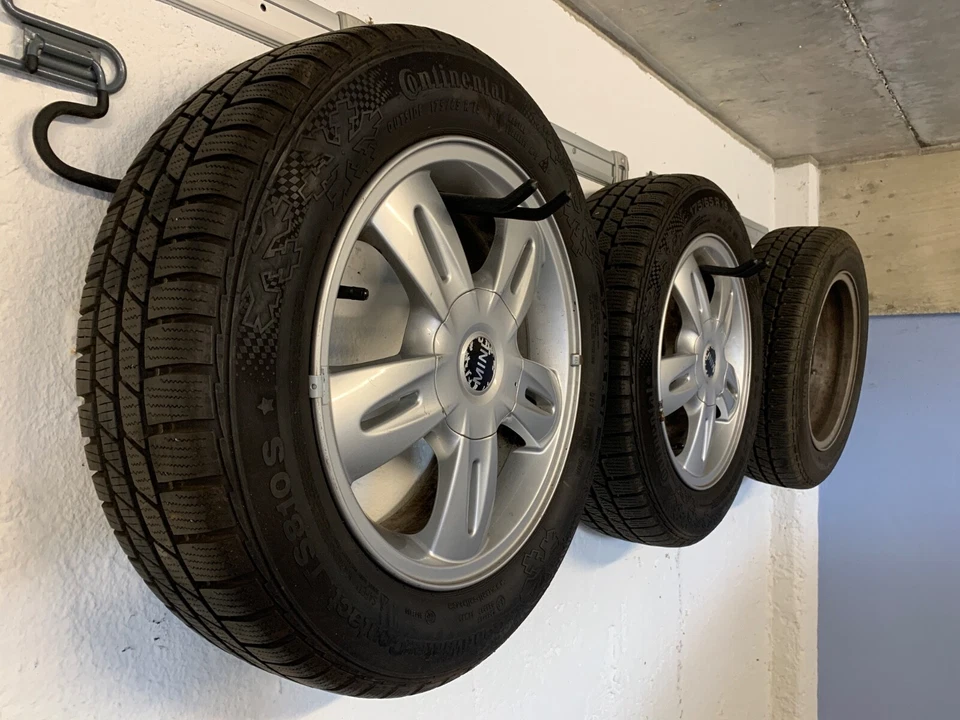 MINI 4 Alufelgen 15 Zoll Original Mini Cooper One Silber  - Bild 1 von 4