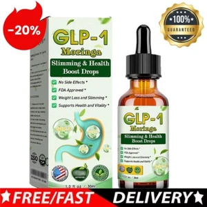 GLP-1 Moringa Slimming Health Boost Drops Liquid 30ml - Picture 1 of 13