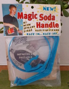 Vintage Magic Soda Handle 2 Litter Soda Bottle No More Spilled - Picture 1 of 12