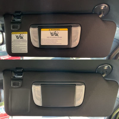 Toyota Tacoma 2016-2023 visera etiqueta de advertencia apagón calcomanías de vinilo | Taco de tercera generación Foto 1 de 4