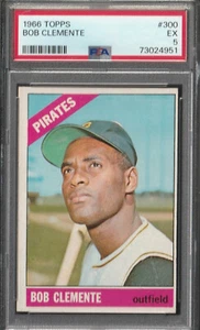 1966 Topps Roberto Clemente PSA 5 EX #300 JN23 Newly Slabbed - Bild 1 von 2