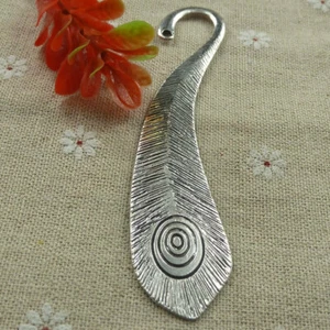 Kostenloser Versand 12 Stck. Tibetisches Silber schöne Lesezeichen 102x23 mm L-1099 - Bild 1 von 4