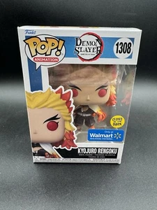 Funko GLOW POP! Demon Slayer Kyojuro Rengoku (GITD) QUICK SHIP W/ PROTECTOR - Picture 1 of 6