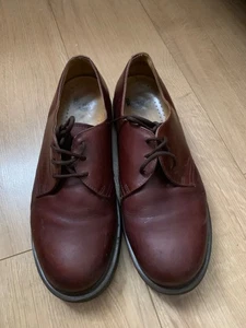 DR MARTENS 1461 PW Smooth Brown Leather Size 10 men’s - Picture 1 of 7