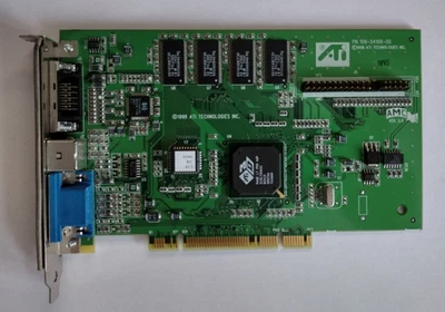 ATI 3D Rage LT Pro 8MB PCI Vintage Retro Graphics Card Tested / Working - Image 1 of 4