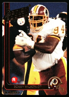 1991 Action Packed Rookie/Update #16G Bobby Wilson 24K Gold - Image 1 of 2