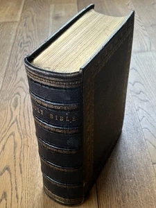 um 1870 große HEILIGE BIBEL 5,8kg - Cassell, Petter & Galpin illustrierte Bibelkarten - Bild 1 von 21