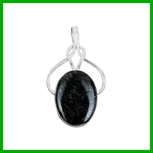 Freundschaftstag Sale natürlicher Nummit 925 Sterling Silber Einfassung Anhänger Schmuck - Bild 1 von 7