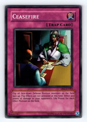 Yugioh Ceasefire DB1-EN083 Unlimited Super Rare Holo - VLP 💎 - Image 1 of 2