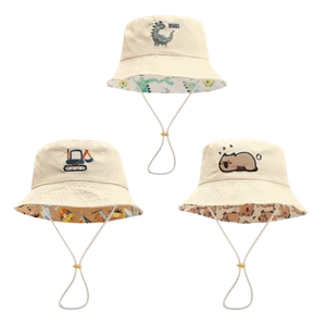 Sun Shading Children's Cap Double-sided Fisherman Hat Summer Outdoor - Picture 1 of 11