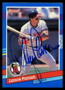 1991 Donruss #135 Lance Parish signed Autogramm California Angels *16224* - Bild 1 von 2