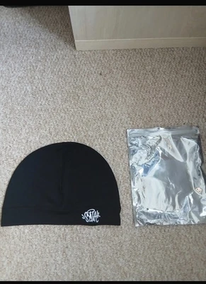 Syna World Black Skull Cap Hat