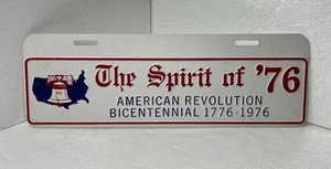 Tarboro Nummernschild Topper Bicentennial Spirit 1976 American Revolution NC - Bild 1 von 7