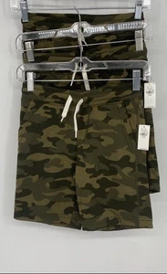 Old Navy Girls Green Camouflage Drawstring Sweat Shorts Size Medium (8) Lot Of 3 - Picture 1 of 6