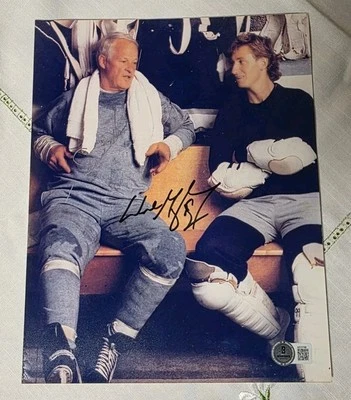  Gordie Howe and Wayne Gretzky autographed 8x10 - BAS COA - Signed - LA Kings  - Image 1 of 4