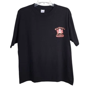 Weekend Unisex T-Shirt schwarz Kurzarm Grafikdruck Gr. XL 100% Baumwolle - Bild 1 von 11