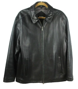 Chaqueta de motocicleta de cuero de cordero suave de colección 111 State para hombre M cremallera silenciosa de lujo - Imagen 1 de 10