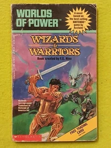 Wizards & Warriors Worlds of Power #5 Nintendo 1990 Book NO CARD 1st Scholastic - Imagen 1 de 11