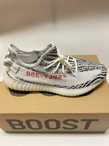 Adidas Yeezy Boost 350 V2 Zebra Sneakers Shoes CP9654 Men's Size 9 US - Picture 1 of 8