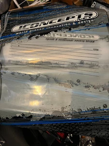 JConcepts Ellipse Aqua Blue Green Compound Truck Tires SC or 2.2 Stadium F/R (2) - Picture 1 of 10