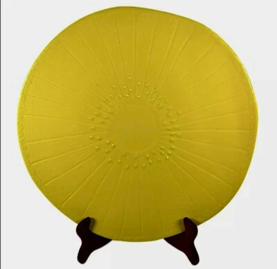 Caja y Barril Platos de Cena Amarillo Cerámica Jardín Flor Tailandia Lote de 4 Foto 1 de 4