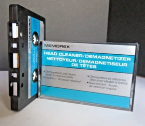 VINTAGE Memorex® Cassette Head Cleaner/Demagnetizer Cleans To Restore Fidelity - Picture 1 of 14
