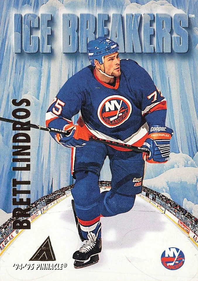 1994 Pinnacle #478 Brett Lindros New York Islanders - Image 1 of 2