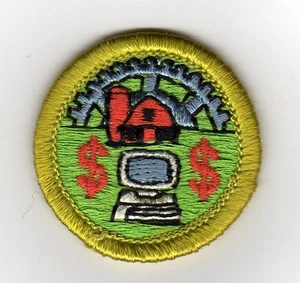 Retired - Agribusiness Merit Badge, Type H, Clear Plastic Back  (1987-1995) Mint - Picture 1 of 1