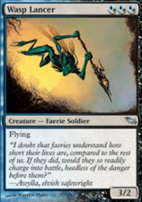 1x Wasp Lancer - Foil NM, English MTG Shadowmoor
