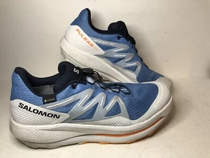 Salomon Pulsar Trail GTX Blue White Gore-Tex Running Shoes Women’s Size 10 - Bild 1 von 10