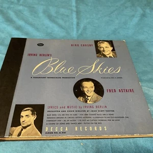 Bing Crosby Fred Astaire Irving Berlin Blue Skies Decca Book 5x78’s - Picture 1 of 5
