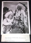 Photo NATIVE AMERICAN INDIAN WOMAN doing BEADWORK ART Montana Hwy Com 1950s WEST