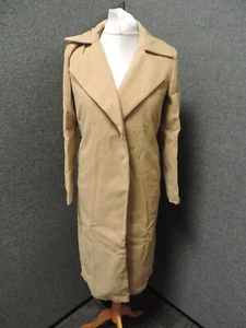 Missguided Khloe Wool Coat Camel UK 8 LN130 JJ 15 - Picture 1 of 5