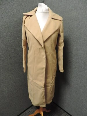 Missguided Khloe Wool Coat Camel UK 8 LN130 JJ 15 - Image 1 of 4