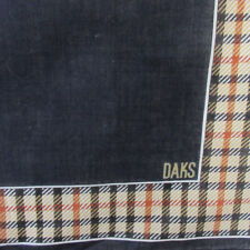 Classy DAKS Cotton Scarf 17" Square Pocket Handkerchief ScarvesiLove 692