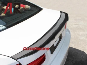 PM Style Trunk Carbon Fiber  Lip Spoiler Wing For BMW F10 520i 528i 535i 550i M5 - Bild 1 von 2