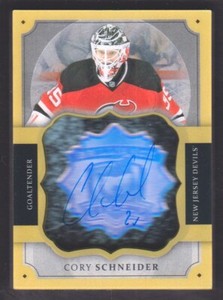 2013-14 The Cup Hockey Brilliance Autograph #B-CS Cory Schneider Auto