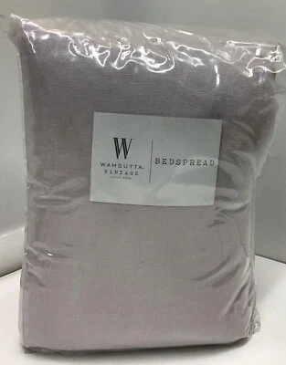 Wamsutta Vintage Bedspread Skirted Bed In Lilac 39 In X 75 In - Image 1 of 4