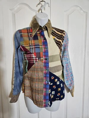 Camisa De Colección 1960 70 Kennington LTD California Junior Talla 9 ROCKABILLY Retro Disco Foto 1 de 4